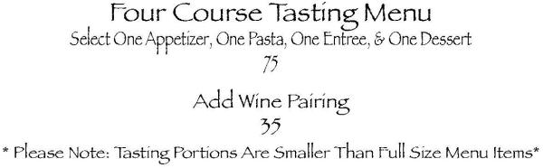 Page 1 of menu, Salt & Steel Bar Harbor, ME
